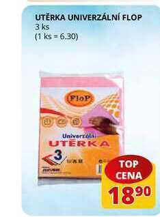 Utěrka univerzální flop 3 ks