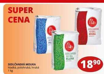 Flop Sedlčanská mouka hladká, polohrubá, hrubá 1 kg nabídka