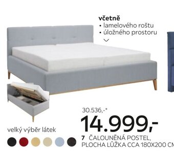 Kika Nábytek ČALOUNĚNÁ POSTEL, PLOCHA LŮŽKA CCA 180X200 CM nabídka