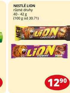 Flop Nestlé lion různé druhy 40-42 g nabídka