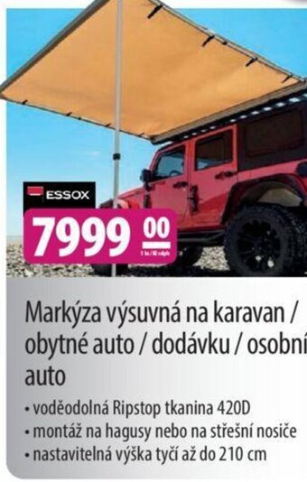 FILSON Store Markýza výsuvná na karavan / obytné auto / dodávku / osobní auto nabídka