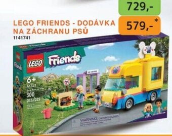 Dráčik LEGO FRIENDS - DODÁVKA 579,-NA ZÁCHRANU PSŮ nabídka