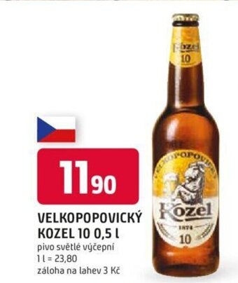 Trefa VELKOPOPOVICKÝ KOZEL 10 0,5 L nabídka