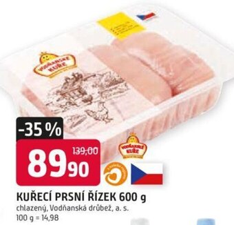 Trefa KUŘECÍ PRSNÍ ŘÍZEK 600 g nabídka