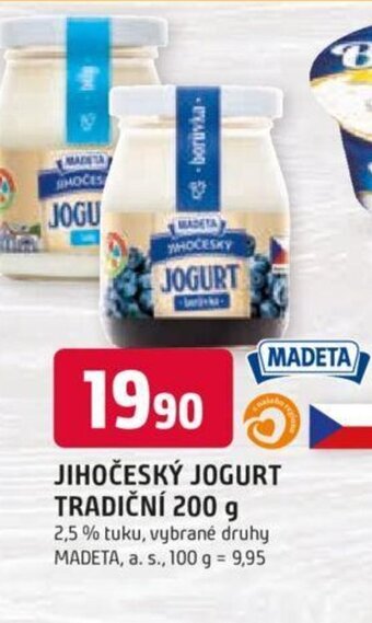 Trefa JIHOČESKÝ JOGURT TRADIČNÍ 200 g nabídka