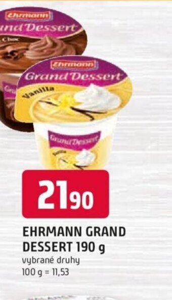 Trefa EHRMANN GRAND DESSERT 190 g nabídka