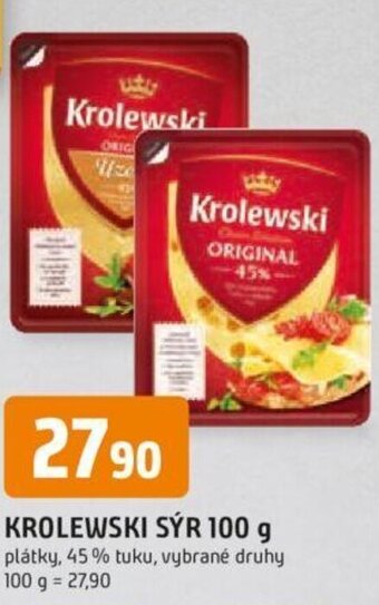 Trefa KROLEWSKI SÝR 100 g nabídka