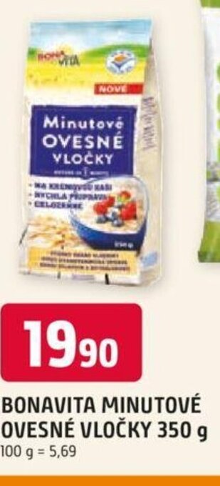 Trefa BONAVITA MINUTOVÉ OVESNÉ VLOČKY 350 g nabídka