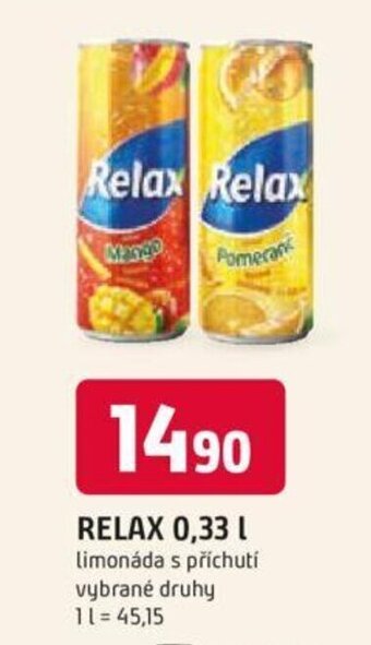 Trefa RELAX 0,33 l nabídka