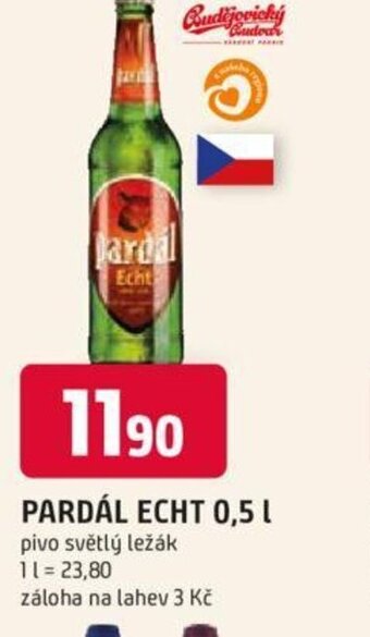 Trefa PARDÁL ECHT 0,5L nabídka
