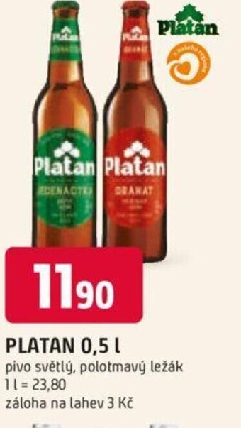 Trefa PLATAN 0,5 L nabídka
