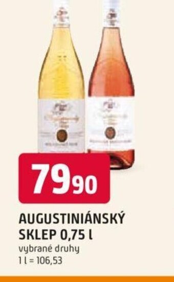 Trefa AUGUSTINIÁNSKÝ SKLEP 0,75 L nabídka