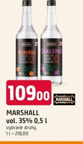 Trefa MARSHALL vol. 35% 0,5 L nabídka