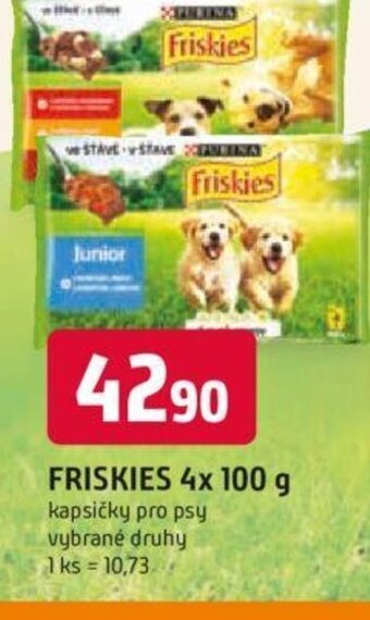 Trefa FRISKIES 4x 100 g nabídka