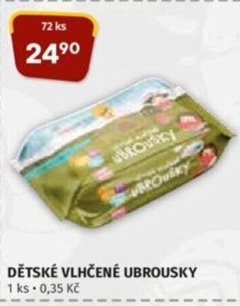 Trefa DĚTSKÉ VLHČENÉ UBROUSKY nabídka
