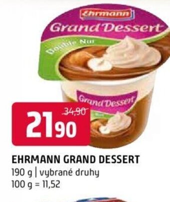 Terno EHRMANN GRAND DESSERT nabídka