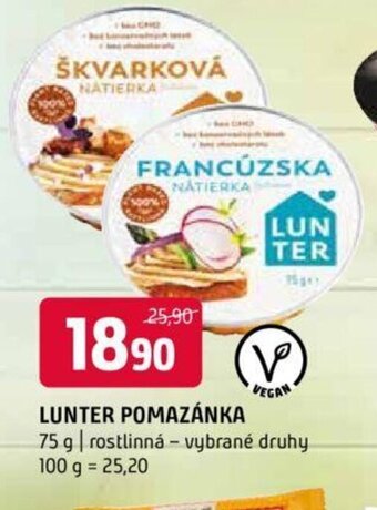 Terno LUNTER POMAZÁNKA nabídka