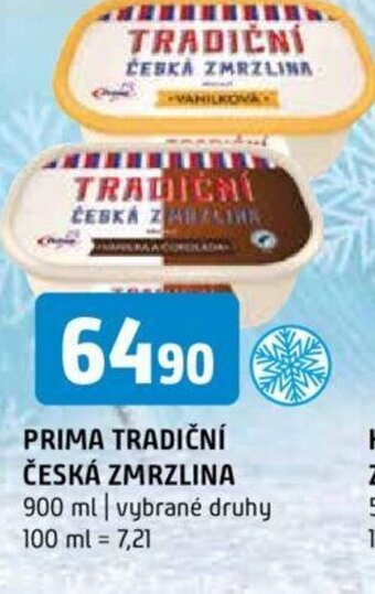 Terno PRIMA TRADIČNÍ ČESKÁ ZMRZLINA 900 ml nabídka
