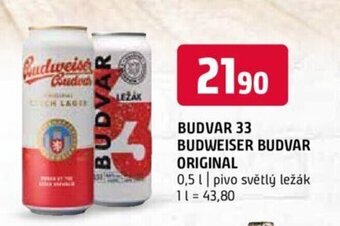 Terno BUDVAR 33 BUDWEISER BUDVAR ORIGINAL nabídka