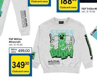 Tesco Mikina minecraft nabídka