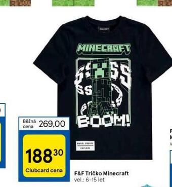 Tesco Tričko minecraft nabídka