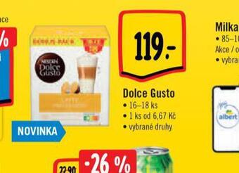 Albert Kávové kapsle dolce gusto nabídka