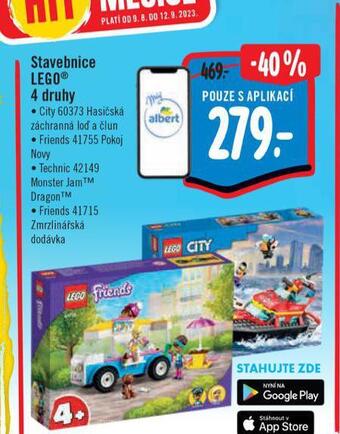Albert Stavebnice lego nabídka