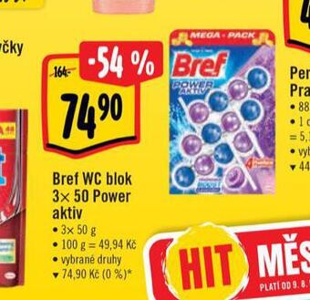 Albert Bref wc blok nabídka