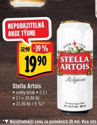 Albert Pivo stella artois nabídka