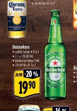 Albert Pivo heineken nabídka