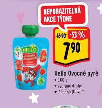Albert Hello ovocné pyré nabídka