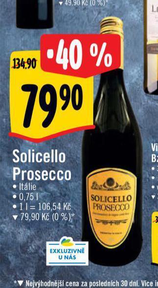 Albert Prosecco solicello nabídka