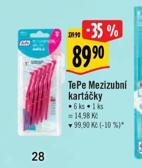 Albert Tepe mezizubní kartáčky nabídka