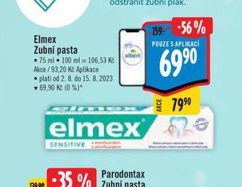 Albert Elmex zubní pasta nabídka