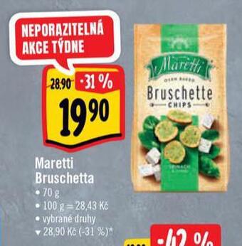 Albert Maretti bruschette nabídka