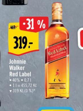 Albert Johnnie walker red label nabídka
