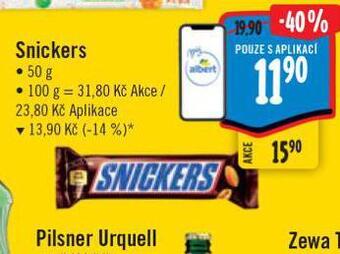 Albert Snickers nabídka