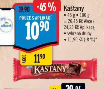 Albert Kaštany nabídka