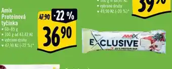 Albert Amix proteinová tyčinka nabídka