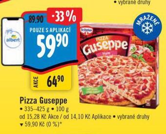 Albert Pizza guseppe nabídka