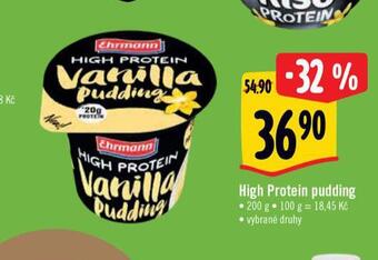 Albert High protein pudding nabídka