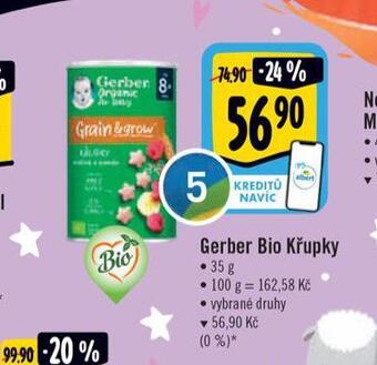Albert Gerber bio křupky nabídka