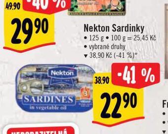 Albert Nekton sardinky nabídka