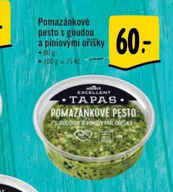 Albert Pomazánkové pesto s goudou a piniovými oříšky nabídka