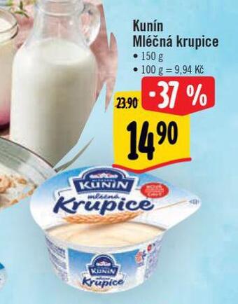 Albert Kunín mléčná krupice nabídka