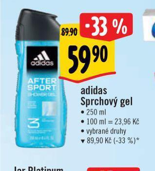Albert Adidas sprchový gel nabídka