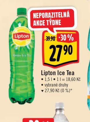 Albert Lipton ice tea nabídka