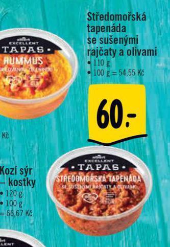 Albert Středomořská tapenáda nabídka