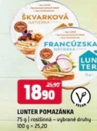 Terno LUNTER POMAZÁNKA nabídka