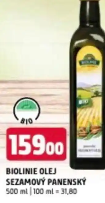 Terno BIOLINIE OLEJ SEZAMOVÝ PANENSKÝ 500 ml | 100 ml nabídka